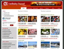 Tablet Screenshot of infinitytravel.ro